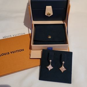 100% Authentic Louis Vuitton Color Blossom BB Earrings